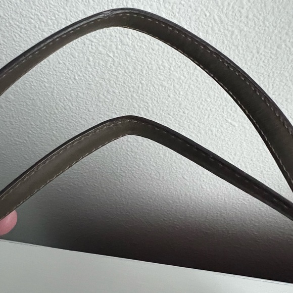 Salvatore Ferragamo Canvas Navy Green Handbag Authentic - Picture 9 of 15